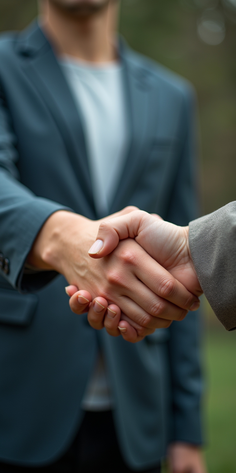 Partnership handshake